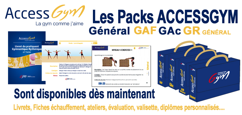LES PACKS ACCESSGYM sont DISPONIBLES LES PACKS ACCESSGYM sont DISPONIBLES