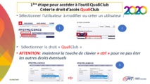 QUALICLUB : Lancez-vous ! QUALICLUB : Lancez-vous !