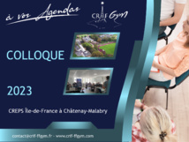 CRIFGYM : Colloque - Dimanche 1er octobre 2023 - CREPS IDF