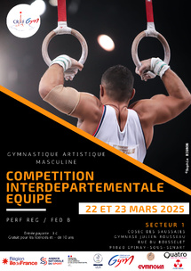 GAM : InterDep équipes Perf Rég et Féd B GAM : InterDep équipes Perf Rég et Féd B