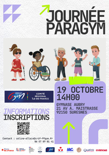 Evènements ParaGym - 19 octobre 2025 Evènements ParaGym - 19 octobre 2025