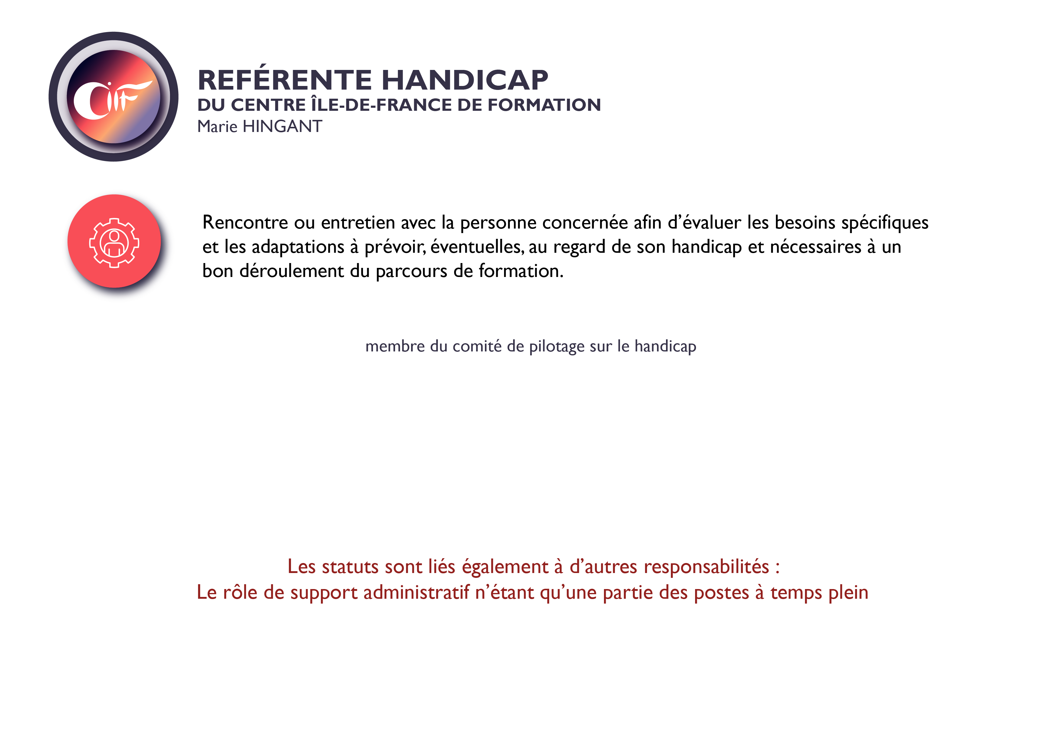 Organisation du CIFF