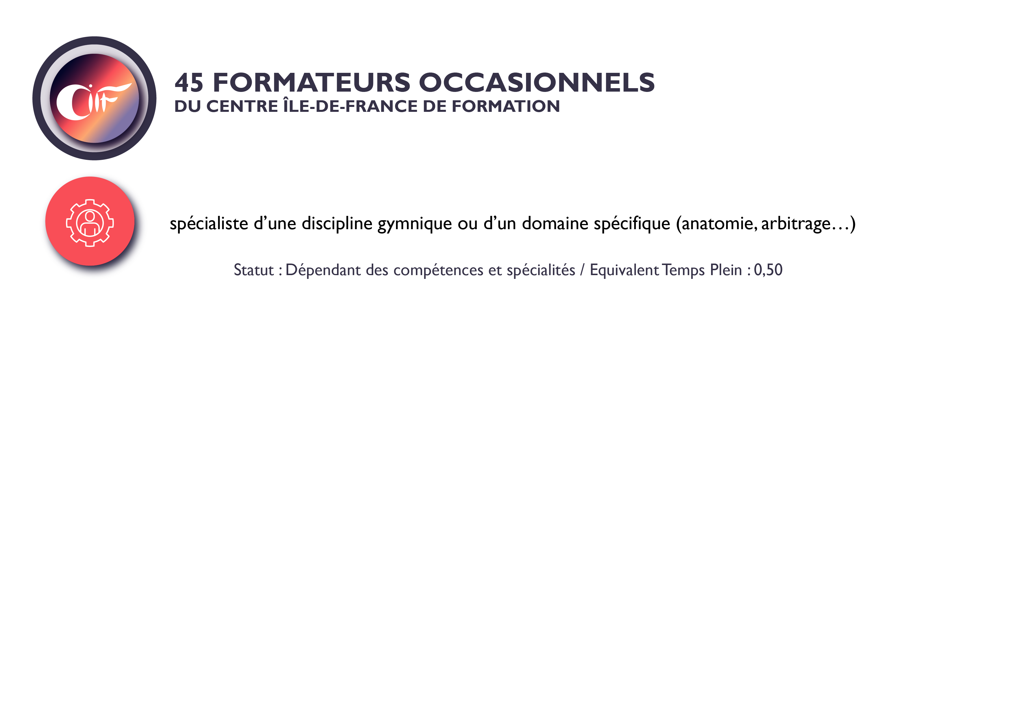 Organisation du CIFF