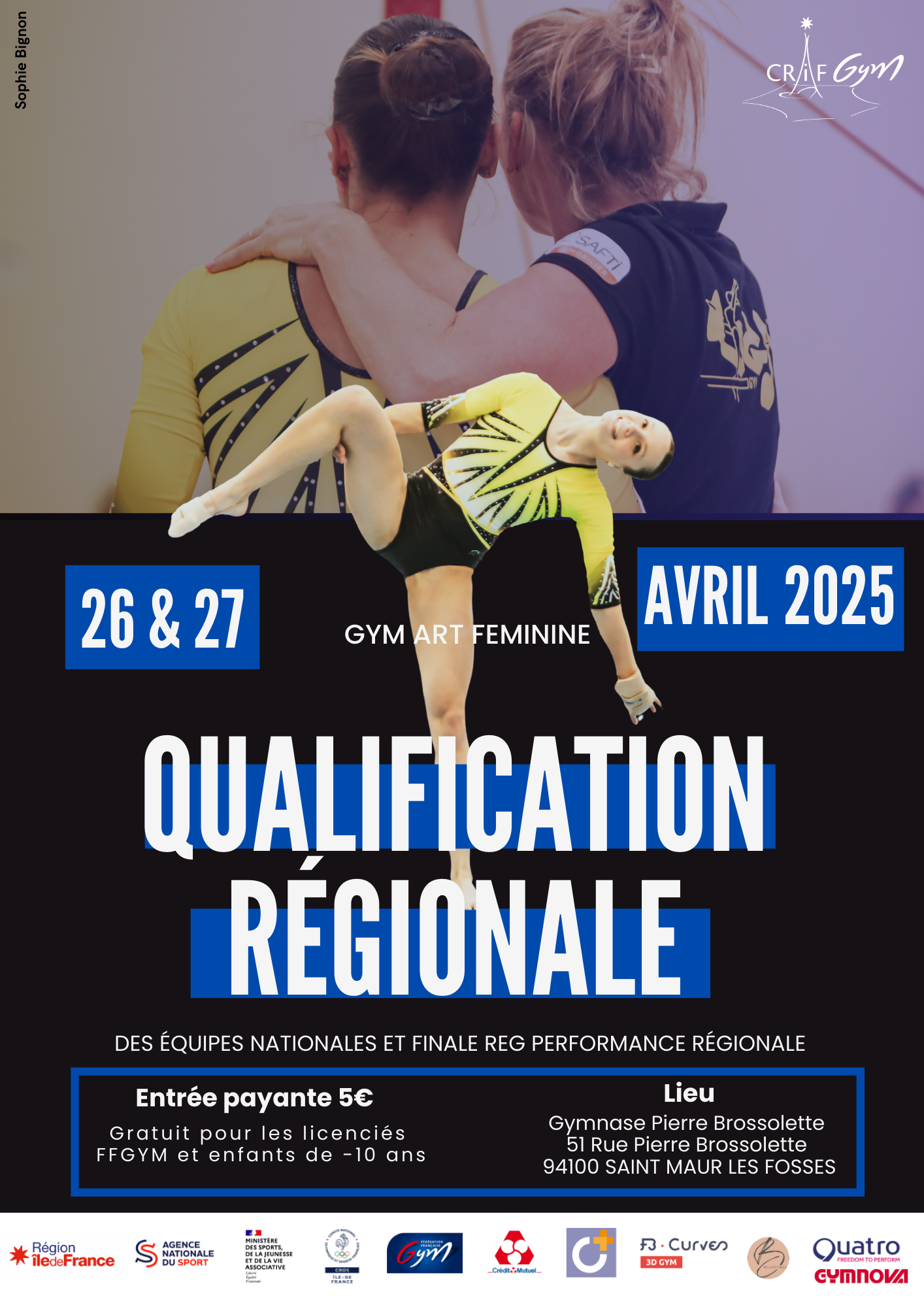 GAF : Région Équipe Perf - 26 et 27 Avril