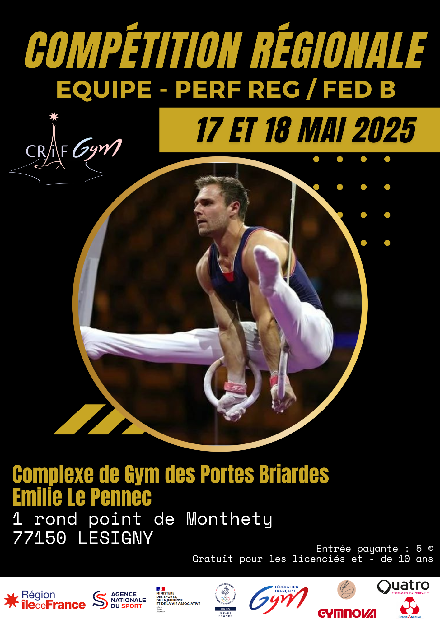 GAM : Chpt Régional Equipe Perf Reg/Fed B
