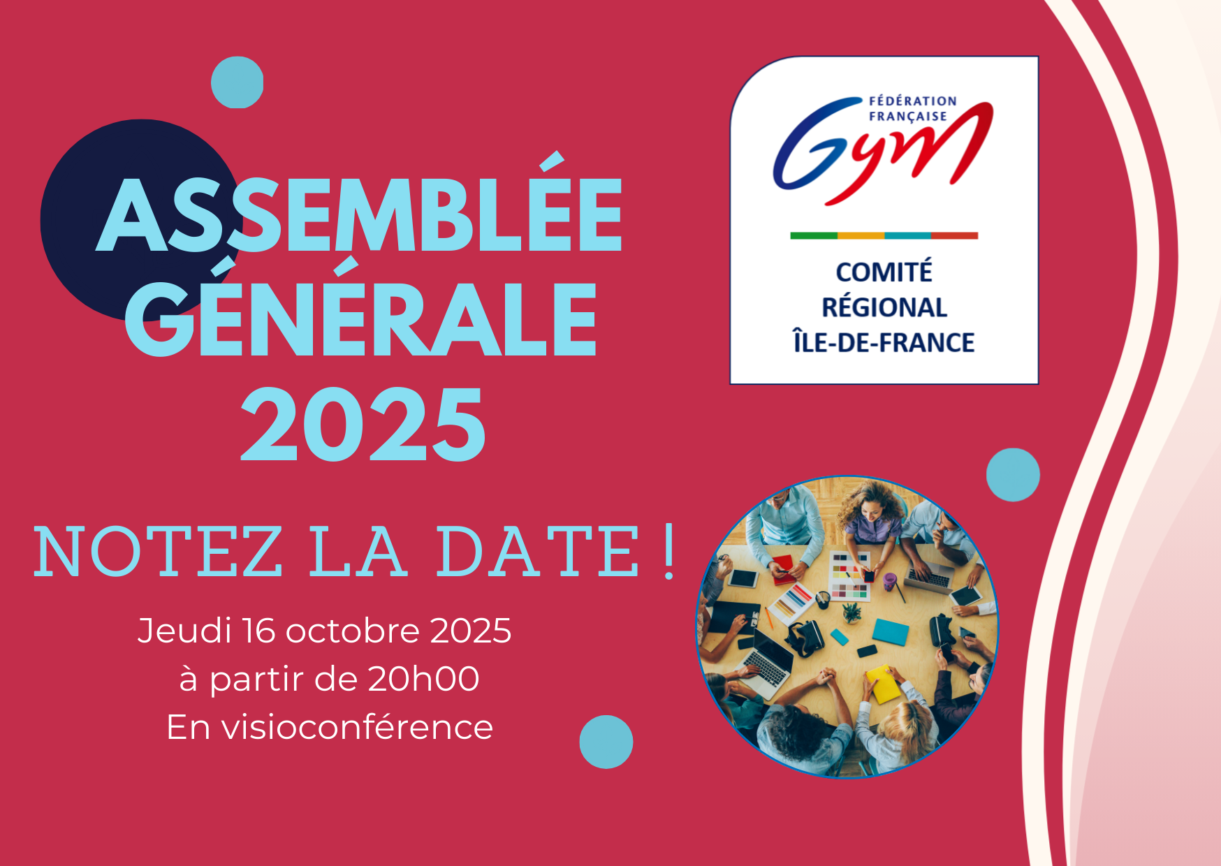 A vos agendas ! Assemblée Générale 2025