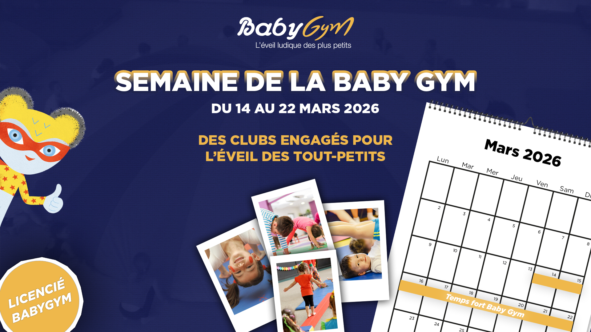 Baby Gym : Infos Semaine Régionale
