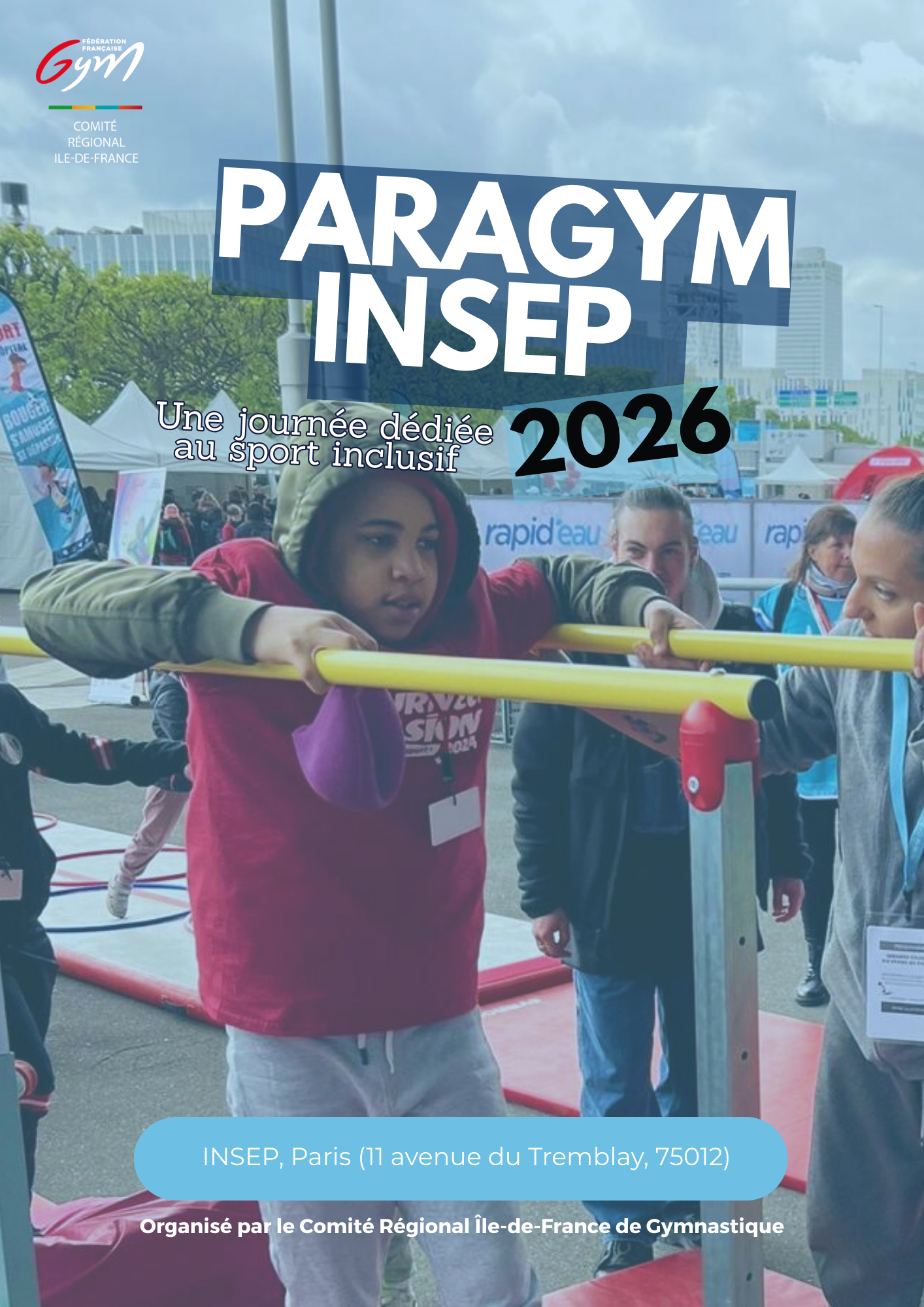 Paragym INSEP 2026 : une journée dédiée au sport inclusif