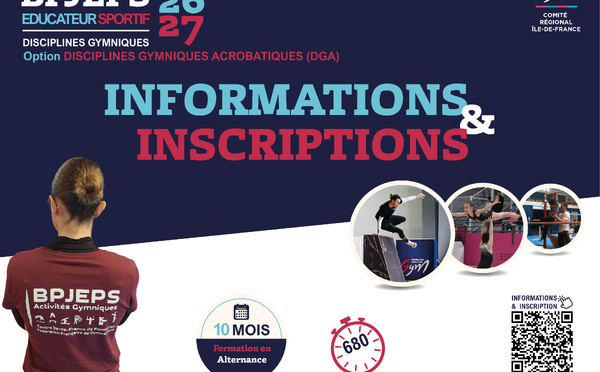 BPJEPS/DG Acrobatiques 