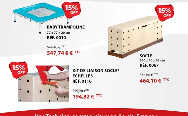 Opération Matériel Baby - promo Gymnova