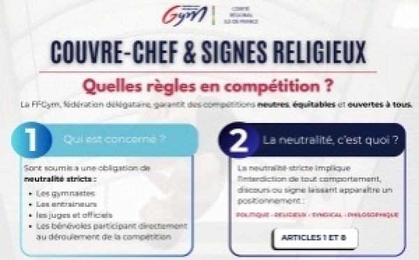 Neutralité des compétitions : rappel du cadre applicable pour la nouvelle saison
