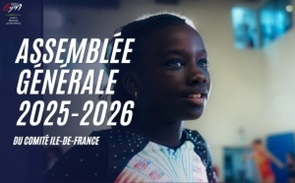 Assemblée Générale 2025-2026 du Comité Régional d'Île-de-france de Gymnastique
